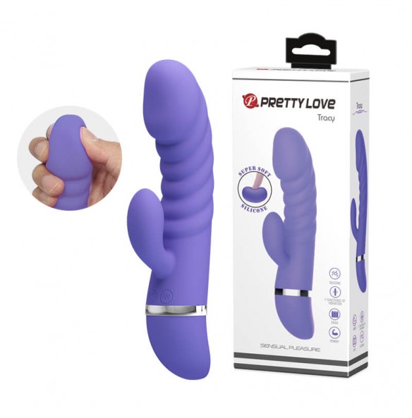 Pretty Love - Tracy Super Soft Massager Wand (Chargeable - Purple) Pretty Love - Tracy Super Soft Massager Wand (Chargeable - Purple)